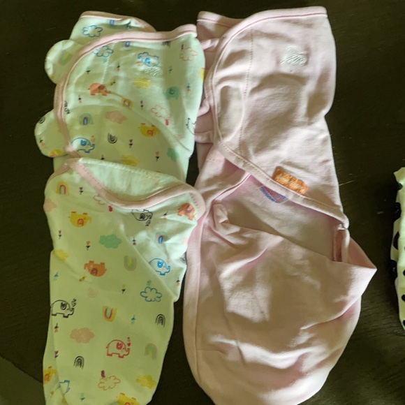 2/$10 NWOT Baby Girl Swaddles Bundle (5) - Picture 2 of 15